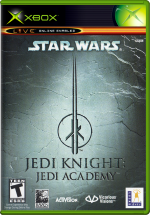 Star Wars - Jedi Knight - Jedi Academy (USA) 2D Box Front